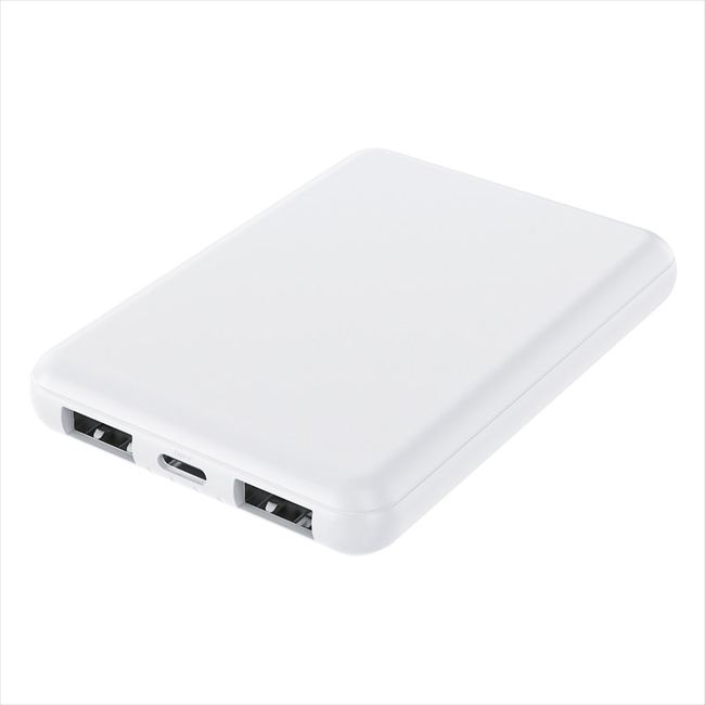 HIDISC モバイルバッテリ5000mAh ホワイト HD4-MBTC5000WH 内祝 内祝い お祝 御祝 記念品 出産内祝い プレゼント 快気祝い 粗供養 引出物