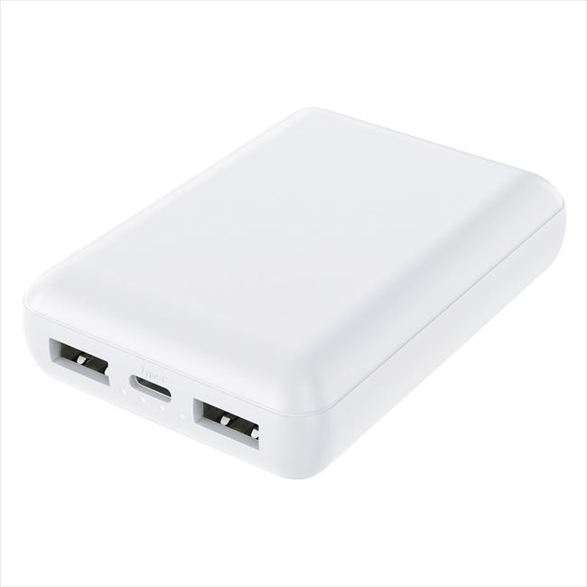 HIDISC モバイルバッテリ10000mAh ホワイト HD4-MBTC10000WH 内祝 内祝い お祝 御祝 記念品 出産内祝い プレゼント 快気祝い 粗供養 引出物