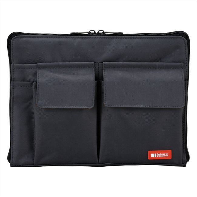 LIHIT LAB. バッグインバッグ A5 黒 A7553-24 内祝 内祝い お祝 御祝 記念品 出産内祝い プレゼント 快気祝い 粗供養 引出物