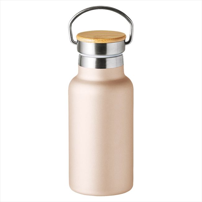 ウッドキャップ・ステンレスボトル350ml シャンパンゴールド 0062-02 内祝 内祝い お祝 御祝 記念品 出産内祝い プレゼント 快気祝い 粗供養 引出物