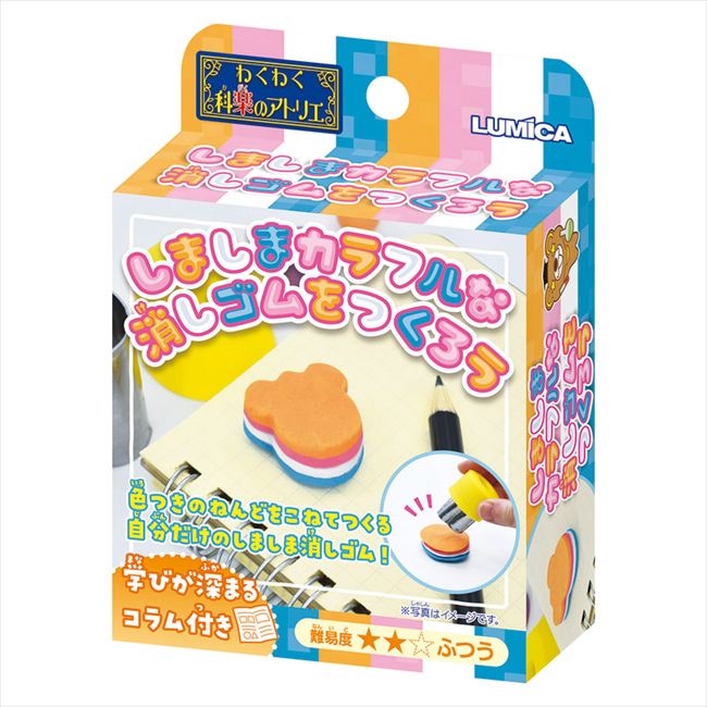 わくわく科楽のアトリエ しましまカラフルな消しゴムをつくろう E30029 内祝 内祝い お祝 御祝 記念品 ..