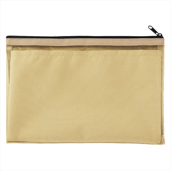 セパレートメッシュポーチ ベージュ 0059-03 内祝 内祝い お祝 御祝 記念品 出産内祝い プレゼント 快気祝い 粗供養 引出物