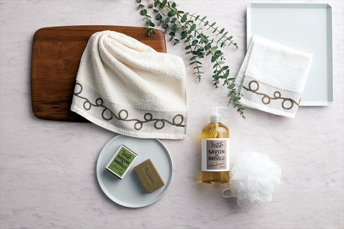 サボン・ド・マルセイユ　ハンドタオル＆ソープセット TSM3003413 内祝い 結婚式 記念品 プレゼント 内祝 出産内祝い