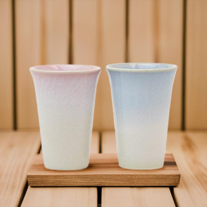 萩焼　つぼみフリーカップペア 14400 内祝い 結婚式 記念品 プレゼント 内祝 出産内祝い