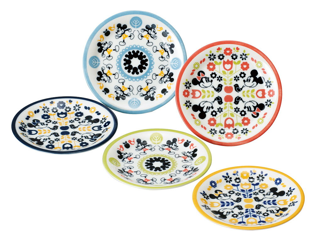 樂天商城 - ディズニー　D−MF69　小皿5枚セット 52875 ギフト 内祝い 御祝 御礼 記念品 引出物 結婚式 プレゼント 出産内祝い 結婚お祝い