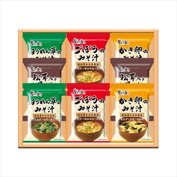 旨み家 フリーズドライ味噌汁ギフト M- B 内祝 内祝い お祝 御祝 記念品 出産内祝い プレゼント 快気祝い 粗供養 引出物