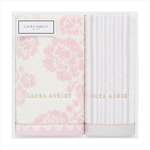 ローラ アシュレイ サンジェルマンG タオルセット KR25264-P 内祝 内祝い お祝 御祝 記念品 出産内祝い プレゼント 快気祝い 粗供養 引出物
