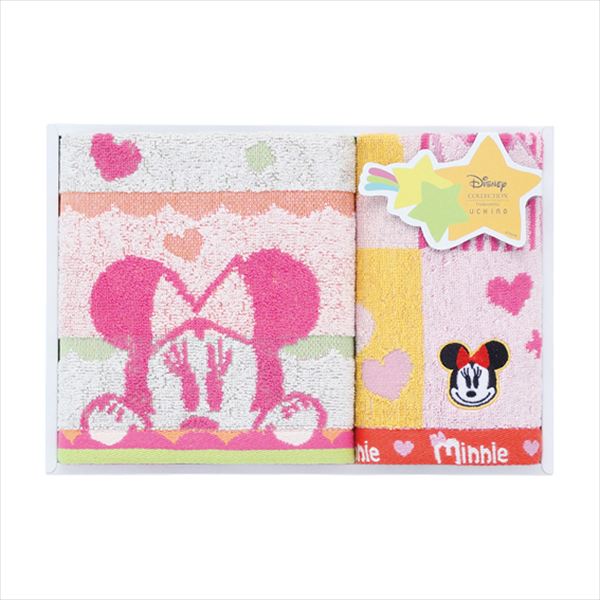 ディズニー ミニーマウス タオルセット WR20879-P 内祝 内祝い お祝 御祝 記念品 出産内祝い プレゼント 快気祝い 粗供養 引出物
