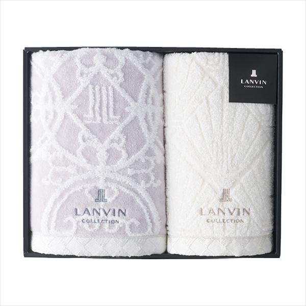 ランバン フェイスタオル2枚セット 23835937 内祝 内祝い お祝 御祝 記念品 出産内祝い プレゼント 快気祝い 粗供養 引出物