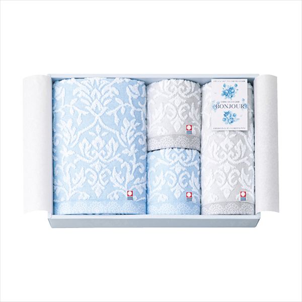 今治タオルブランド ボンジュール タオルセット BJ-1860 内祝 内祝い お祝 御祝 記念品 出産内祝い プレゼント 快気祝い 粗供養 引出物