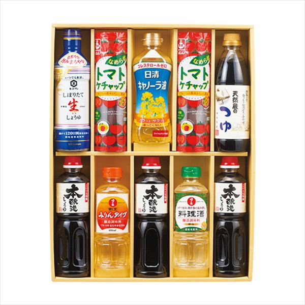 キッコーマン&調味料バラエティセット KSM-70N 内祝 内祝い お祝 御祝 記念品 出産内祝い プレゼント 快気祝い 粗供養 引出物