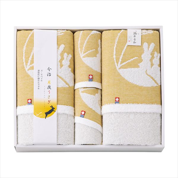 触れる和 月夜うさぎ 今治タオルセット TU-5580 内祝 内祝い お祝 御祝 記念品 出産内祝い プレゼント 快気祝い 粗供養 引出物