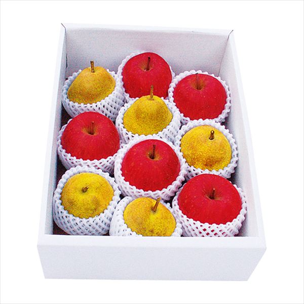 山形産 ラ・フランス&ふじりんご 3kg LA-58G 内祝 内祝い お祝 御祝 記念品 出産内祝い プレゼント 快気祝い 粗供養 引出物