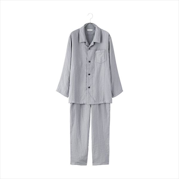 樂天商城 - UCHINO マシュマロガーゼメンズパジャマ グレーM RC20821G/M 内祝 内祝い お祝 御祝 記念品 出産内祝い プレゼント 快気祝い 粗供養 引出物