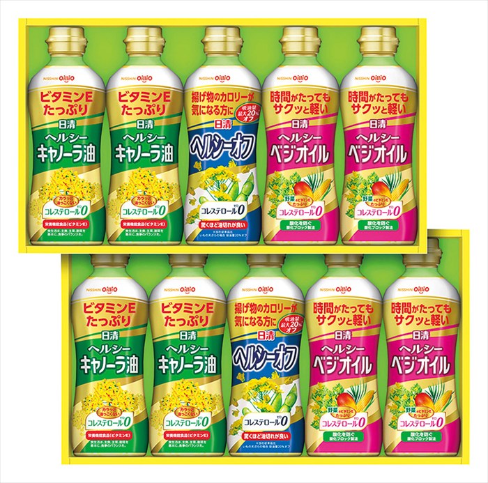 Rakuten - 送料無料 お中元 日清 ヘルシーオイルギフト OP-50W ※6/8以降の出荷予定となります。北海道・沖縄・離島は配達不可 全国送料無料 御中元ギフト 早割 お中元2026 御中元 御見舞 お見舞い お取り寄せ グルメスイーツ