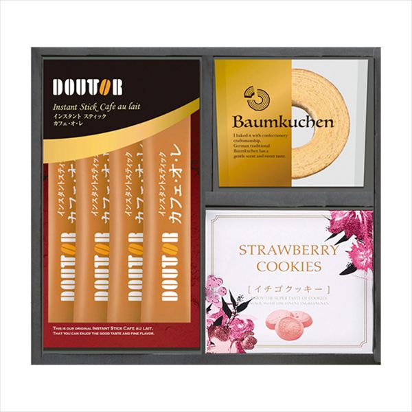 ドトールコーヒー・バウムクーヘンギフトセット SBU-AEA 内祝 内祝い お祝 御祝 記念品 出産内祝い プレゼント 快気祝い 粗供養 引出物