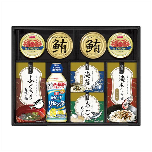 日清MCTリセッタ&和風詰合せ NRW-FO 内祝 内祝い お祝 御祝 記念品 出産内祝い プレゼント 快気祝い 粗供養 引出物