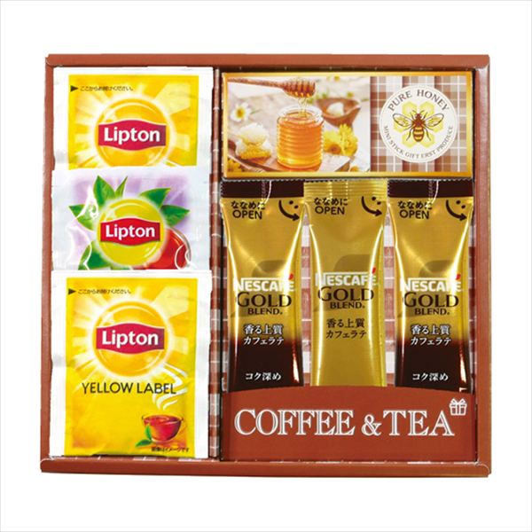 ネスカフェ・リプトン・はちみつギフト 6660-10 内祝 内祝い お祝 御祝 記念品 出産内祝い プレゼント 快気祝い 粗供養 引出物