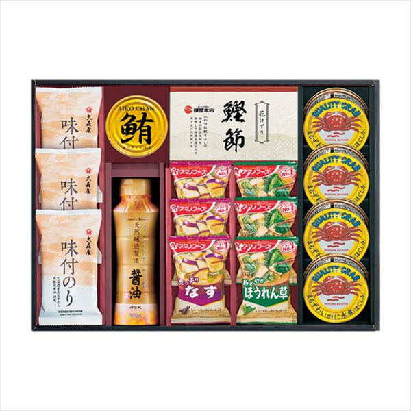 アマノフーズ&大森屋味付のりギフト NYO-JOR 内祝 内祝い お祝 御祝 記念品 出産内祝い プレゼント 快気祝い 粗供養 引出物