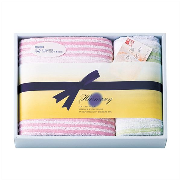 NISSHINBO三ツ桃 リズムハーモニー 泉州タオルセット RZ-2125 内祝 内祝い お祝 御祝 記念品 出産内祝い プレゼント 快気祝い 粗供養 引出物