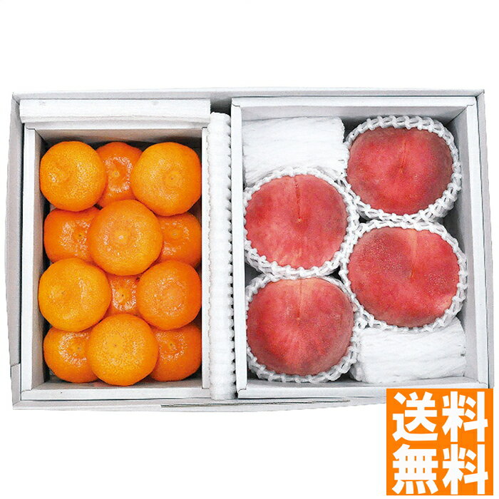送料無料 山梨県又は長野県産 桃4玉&佐賀県産 ハウスみかん (お届けは7月下旬)※(注)沖縄・離島は配達不可 全国送料無料 お中元 ギフト 早割 お中元 2025 御見舞 お見舞い お取り寄せ グルメスイーツ