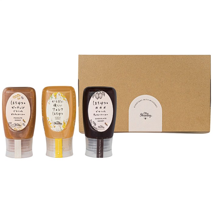 送料無料 MYHONEY 3種チューブボトルセット ※（注）沖縄・離島は配達不可 全国送料無料 お歳暮 ギフト 早割 御歳暮 2025 御見舞 お見舞い お取り寄せ グルメスイーツ