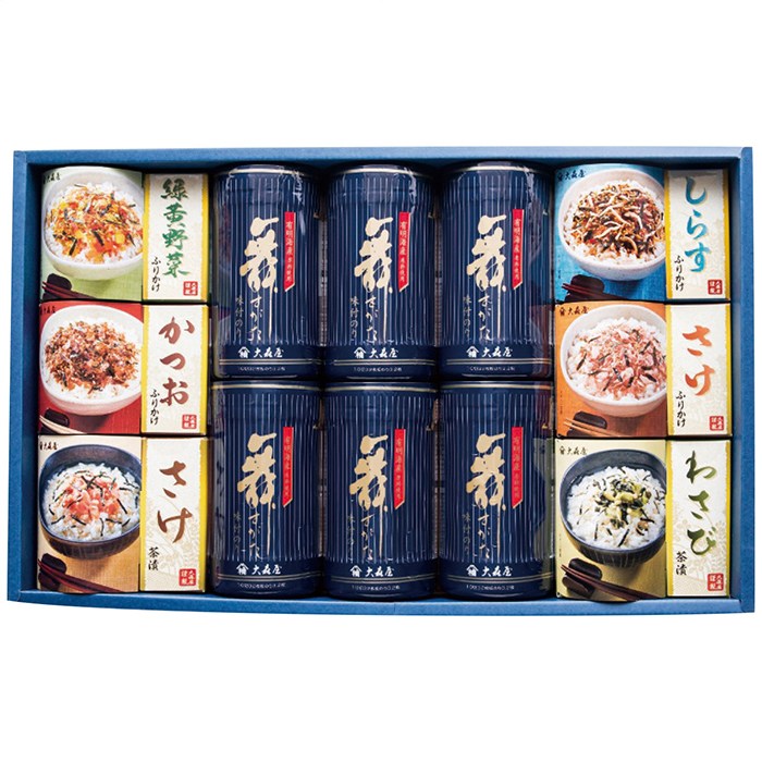 送料無料 オオモリヤ 卓上のり・お茶漬・ふりかけ詰合せ NTF-50G ※（注）沖縄・離島は配達不可 全国送料無料 お歳暮 ギフト 早割 御歳暮 2025 御見舞 お見舞い お取り寄せ グルメスイーツ