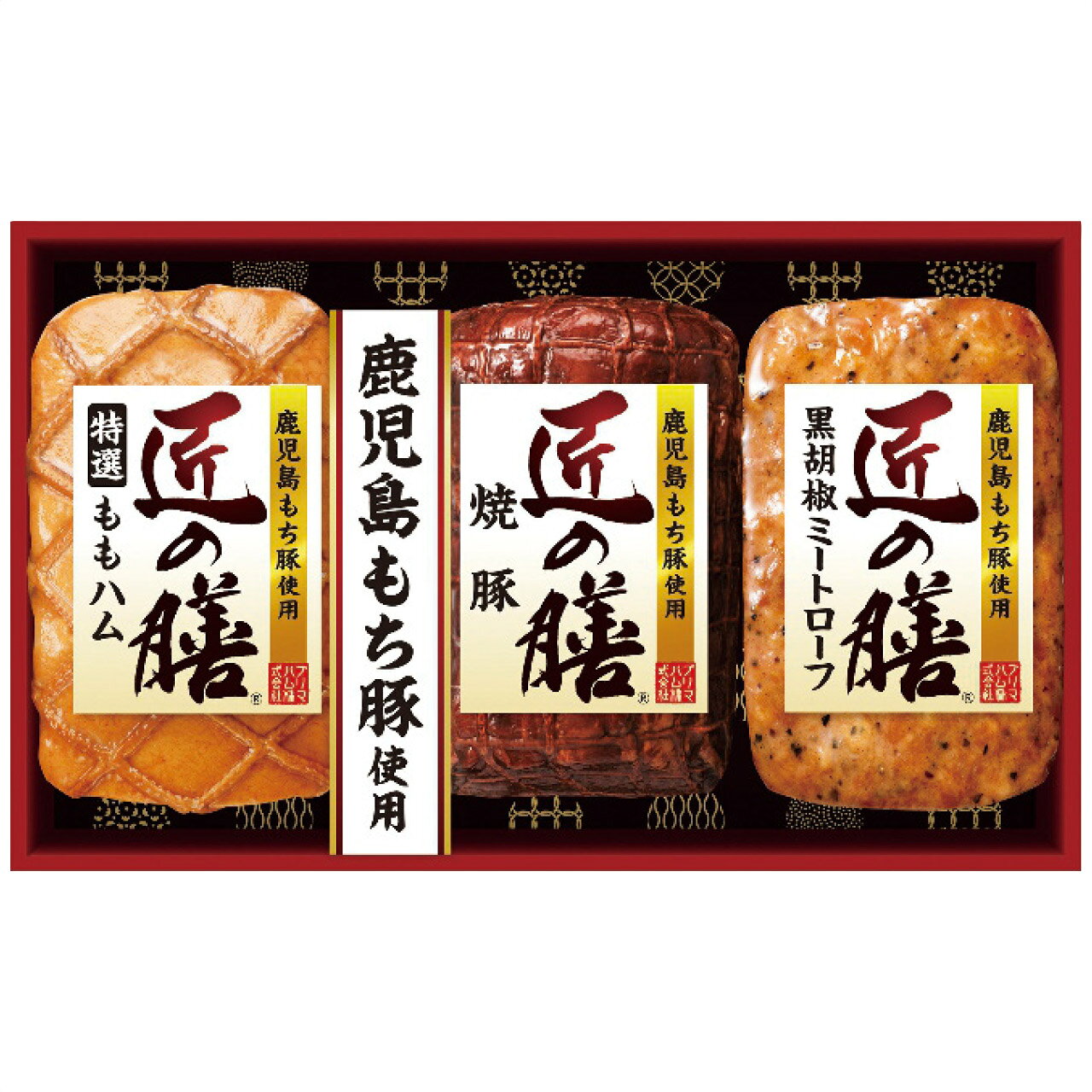 ■お歳暮専用商品となります。商品出荷日：11月上旬から12月上旬ごろ ■商品紹介：鹿児島県産もち豚のみを使用しています。 ■商品内容：特選ももハム230g・焼豚200g・黒胡椒ミートローフ170g各1本 ■パッケージサイズ： ■商品重量：752g ■賞味期限：冷蔵90日・賞味目安約35日 冷蔵 メーカー希望小売価格はメーカーカタログに基づいて掲載しています ■さまざまなギフトアイテムをご用意しております。 内祝　内祝い　お祝い返し　ウェディングギフト　ブライダルギフト　引き出物　引出物　結婚引き出物　結婚引出物　結婚内祝い　出産内祝い 命名内祝い　入園内祝い　入学内祝い　卒園内祝い　卒業内祝い　就職内祝い　新築内祝い　引越し内祝い　快気内祝い　開店内祝い　二次会 披露宴　お祝い　御祝　結婚式　結婚祝い　出産祝い　初節句　七五三　入園祝い　入学祝い　卒園祝い　卒業祝い　成人式　就職祝い　昇進祝い 新築祝い　上棟祝い　引っ越し祝い　引越し祝い　開店祝い　退職祝い　快気祝い　全快祝い　初老祝い　還暦祝い　古稀祝い　喜寿祝い　傘寿祝い 米寿祝い　卒寿祝い　白寿祝い　長寿祝い　金婚式　銀婚式　ダイヤモンド婚式　結婚記念日　ギフト　ギフトセット　セット　詰め合わせ　贈答品　お返し お礼　御礼　ごあいさつ　ご挨拶　御挨拶　プレゼント　お見舞い　お見舞御礼　お餞別　引越し　引越しご挨拶　記念日　誕生日　父の日　母の日　敬老の日 記念品　卒業記念品　定年退職記念品　ゴルフコンペ　コンペ景品　景品　賞品　粗品　お香典返し　香典返し　志　満中陰志　弔事　会葬御礼　法要 法要引き出物　法要引出物　法事　法事引き出物　法事引出物　忌明け　四十九日　七七日忌明け志　一周忌　三回忌　回忌法要　偲び草　粗供養　初盆 供物　お供え　お中元　御中元　お歳暮　御歳暮　お年賀　御年賀　残暑見舞い　年始挨拶　ボーリング大会　景品　レミパン　ゼリー　スターバックス 千疋屋　結婚式　そうめん　ローラアシュレイ　プリン　話題　ディズニー　カタログギフト　ティファール　ビタクラフト　ステンレスタンブラー　リラックマ のし無料　メッセージカード無料　ラッピング無料 ギフトにぴったりのアイテムをご紹介！ 贈り物に悩んでいる方へ、心温まるギフトアイテムを取り揃えました。高品質な食品、ふわふわのタオル、美しい食器、そしてセンスあふれる雑貨まで、幅広いラインナップであなたの大切な人への思いを伝えます。 特徴 高品質：厳選された素材と丁寧な製造工程で作られた商品ばかり。どれも長く愛用いただけます。 多用途：どんなシーンでも使える万能アイテムが揃っています。誕生日、結婚祝い、新築祝いなど、さまざまな場面に最適です。 デザイン：シンプルで洗練されたデザインから、カラフルで個性的なものまで、多彩なバリエーションをご用意。 お手頃価格：高品質ながら手ごろな価格で、コストパフォーマンスも抜群。 おすすめの用途とシーン 誕生日プレゼント：大切な人の特別な日を祝うために、実用的かつ心温まるギフトを。食品やタオルは、日常で役立つアイテムとして喜ばれます。 結婚祝い：新しい生活を始めるカップルに、美しい食器やおしゃれな雑貨を。幸せな家庭を築くお手伝いができます。 新築祝い：新しい家に引っ越した友人や家族へ、インテリアにぴったりの雑貨や実用的なタオルを。快適な生活をサポートします。 お返しギフト：感謝の気持ちを込めて、おしゃれで実用的なアイテムを。食品はもちろん、使い心地の良いタオルや美しい食器も喜ばれます。 季節の贈り物：お中元やお歳暮、季節の挨拶として、季節に合ったギフトを。夏には涼しげな雑貨、冬には温かみのあるタオルや食品が最適です。 贈る相手に合わせたおすすめ グルメな方へ：美味しい食品を贈れば、食卓が一層華やかに。特別な時間を演出します。 家庭的な方へ：ふわふわのタオルや使いやすい食器で、日常生活に彩りを。 オシャレな方へ：センスあふれる雑貨で、インテリアを一層魅力的に。 まとめ あなたの気持ちを込めたギフト選びをお手伝いします。どれも心を込めて選んだアイテムばかりです。大切な人への贈り物として、自信を持っておすすめします。 商品概要 [分類] 以下のような商品をお探しの方にオススメです。スイーツ スィーツ スウィーツ Sweets ケーキ お菓子 洋菓子 デザート おやつ 小腹対策 食品 食べ物 / チョコレートケーキ チョコレート ガトーショコラ チーズケーキ 生菓子 生ケーキ ベイクドチーズケーキ [評価・マスコミ] ランキング1位のおすすめ(お勧め オススメ) インスタ映え SNS 評判 今話題の人気商品 [サービス] 以下のサービスをご利用いだだけます。不可の場合あり。お取り寄せ 全国配送 全国発送 オーダー 注文 デリバリー 取寄せ 宅配 ネット通販 持ち運び可 / 送料無料 送料込み 無料ギフト対応 日持ち長い 長期保存 賞味期限が長い 名入れ 当日発送 お急ぎ便 即日配送 即日発送 翌日配送 翌日発送 前日に買う あす楽 明日楽 即納 翌日 あす着 明日届く 配送日指定可 冷凍保存可 冷凍保管 冷凍便 ギフトラッピング ギフト対応 予約 メッセージ付き 有料メッセージカード 有料お誕生日カード ホワイトデー当日お届け可能 [パッケージ] 　 以下のような包装でお届けします。詰め合わせ セット アソート 化粧箱入り ラッピング不要 個包装 小分け 手提げ袋（有償） 2重梱包 [デザイン] 以下のようなイメージをお求めの方におすすめです。お洒落 可愛い ゴージャス 高級感 プレミアム サプライズ感 美しい インパクト 面白い 珍しい 希少 驚き シンプル 上品 スタイリッシュ エレガント モダン [ご用途] 工夫次第で様々な用途でご利用いただけます。贈り物 プレゼント ギフト プチギフト 贈答品 お祝い 御祝い 退職祝い 内祝い 出産祝い 出産内祝い 入学祝い 卒業祝い ご褒美 手土産 お土産 お使い物 お返し お礼 ご挨拶 ご進物 お配り 配る ばらまき バレンタインデー バレンタインデイ ヴァレンタイン 友チョコ 義理チョコ 本命チョコ 逆チョコ バレンタインチョコ ホワイトデー ホワイトデイ ホワイトデーのお返し 七五三 ひな祭り こどもの日 ハロウィン クリスマス お中元 お年賀 ウインターギフト 御中元 御歳暮 サマーギフト 残暑見舞い お歳暮 母の日 父の日 敬老の日 敬老会記念品 敬老会 結婚祝い 結婚内祝い 結婚記念日 結婚式二次会 二次会のプチギフト 結婚披露宴の引き出物 引き菓子 ウエディングパーティー 成人祝い 長寿祝い 還暦祝い 古希祝い 古稀祝い 喜寿祝い 傘寿祝い 米寿祝い 卒寿祝い 白寿祝い 紀寿祝い 百寿祝い 成人式 セレモニー イベント 内祝い 快気祝い 快気内祝い 出産内祝い 出産祝い 記念日 お返し ご進物 御使い物 お礼 ご挨拶 御礼 ご祝儀 祝儀の品 お使い物 ノベルティー 粗品 景品 長寿 法事 法要 仏事 年忌法事 志 粗供養 供養返し 香典返し 満中陰志 御供え お供え 御供物 弔事 七五三 ひな祭り 入学祝い 卒業祝い 卒園祝い 退職祝い 入社祝い 成人式 成人式のお祝い 朝食 食事代わり ティータイム ブレイクタイム ホームパーティー クリスマスケーキ 誕生日プレゼント 誕生祝い バースデーケーキ 学校 会社 職場 法人 取引先 部活 イベント サークル 介護施設 [おすすめの方] 以下のような様々なお客様にお喜びいただいております。10代 20代 30代 40代 50代 60代 70代 80代 90代 100歳以上 お母さん お父さん ママ パパ 兄弟姉妹 彼氏 彼女 恋人 義理の母 叔父さん 親戚の お嬢さん 大家族 家族 赤ちゃん 祖父 祖母 叔父 叔母 孫 おじいちゃん おばあちゃん じいじ ばあば 夫 旦那 妻 奥様 お嫁さん 奥さん 親 両親 娘 同僚 友達 仲間 友人 親友 上司 部下 先輩 後輩 お世話になった方 恩師 先生 大人数 女友達 法人 女性 男性 大人 子ども 子供用 小学生 中学生 高校生 男の子 女の子 辛党 甘党 甘いものが苦手 高齢者 お年寄り [その他おすすめ] 以下のような商品に興味のある方にもオススメです。大量 大量購入 財布に優しい 大人数 業務用 大量スイーツ お試し コスパ良い /鹿児島県産もち豚のみを使用しています。