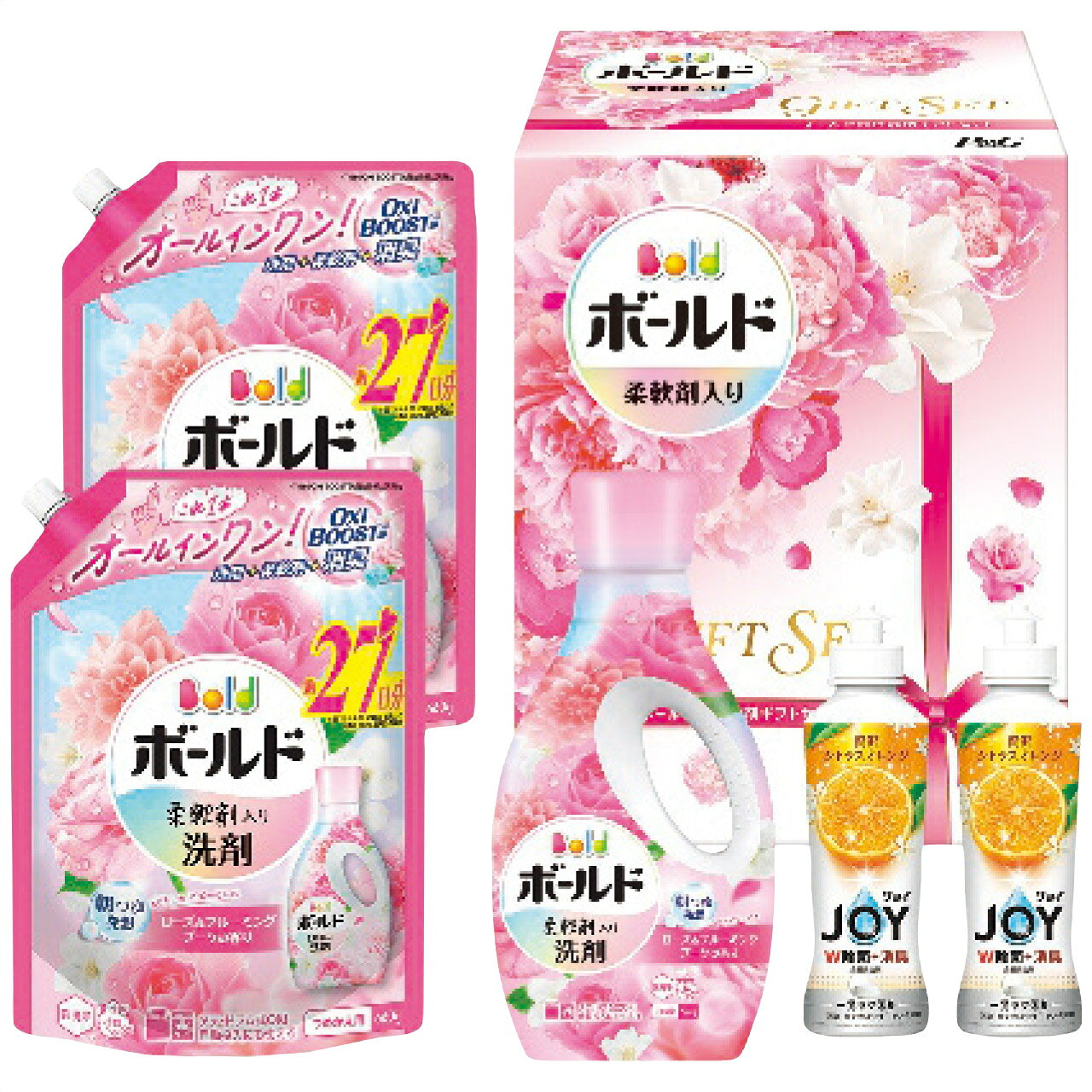 ■お歳暮専用商品となります。商品出荷日：11月上旬から12月上旬ごろ ■商品紹介：柔軟剤入りボールド液体洗剤セット。 ■商品内容：ボールドジェル1本・ボールドジェル(詰替用)2個・除菌ジョイコンパクトオレンジ2本 ■パッケージサイズ： ■商品重量：2800g ■賞味期限： メーカー希望小売価格はメーカーカタログに基づいて掲載しています ■さまざまなギフトアイテムをご用意しております。 内祝　内祝い　お祝い返し　ウェディングギフト　ブライダルギフト　引き出物　引出物　結婚引き出物　結婚引出物　結婚内祝い　出産内祝い 命名内祝い　入園内祝い　入学内祝い　卒園内祝い　卒業内祝い　就職内祝い　新築内祝い　引越し内祝い　快気内祝い　開店内祝い　二次会 披露宴　お祝い　御祝　結婚式　結婚祝い　出産祝い　初節句　七五三　入園祝い　入学祝い　卒園祝い　卒業祝い　成人式　就職祝い　昇進祝い 新築祝い　上棟祝い　引っ越し祝い　引越し祝い　開店祝い　退職祝い　快気祝い　全快祝い　初老祝い　還暦祝い　古稀祝い　喜寿祝い　傘寿祝い 米寿祝い　卒寿祝い　白寿祝い　長寿祝い　金婚式　銀婚式　ダイヤモンド婚式　結婚記念日　ギフト　ギフトセット　セット　詰め合わせ　贈答品　お返し お礼　御礼　ごあいさつ　ご挨拶　御挨拶　プレゼント　お見舞い　お見舞御礼　お餞別　引越し　引越しご挨拶　記念日　誕生日　父の日　母の日　敬老の日 記念品　卒業記念品　定年退職記念品　ゴルフコンペ　コンペ景品　景品　賞品　粗品　お香典返し　香典返し　志　満中陰志　弔事　会葬御礼　法要 法要引き出物　法要引出物　法事　法事引き出物　法事引出物　忌明け　四十九日　七七日忌明け志　一周忌　三回忌　回忌法要　偲び草　粗供養　初盆 供物　お供え　お中元　御中元　お歳暮　御歳暮　お年賀　御年賀　残暑見舞い　年始挨拶　ボーリング大会　景品　レミパン　ゼリー　スターバックス 千疋屋　結婚式　そうめん　ローラアシュレイ　プリン　話題　ディズニー　カタログギフト　ティファール　ビタクラフト　ステンレスタンブラー　リラックマ のし無料　メッセージカード無料　ラッピング無料 ギフトにぴったりのアイテムをご紹介！ 贈り物に悩んでいる方へ、心温まるギフトアイテムを取り揃えました。高品質な食品、ふわふわのタオル、美しい食器、そしてセンスあふれる雑貨まで、幅広いラインナップであなたの大切な人への思いを伝えます。 特徴 高品質：厳選された素材と丁寧な製造工程で作られた商品ばかり。どれも長く愛用いただけます。 多用途：どんなシーンでも使える万能アイテムが揃っています。誕生日、結婚祝い、新築祝いなど、さまざまな場面に最適です。 デザイン：シンプルで洗練されたデザインから、カラフルで個性的なものまで、多彩なバリエーションをご用意。 お手頃価格：高品質ながら手ごろな価格で、コストパフォーマンスも抜群。 おすすめの用途とシーン 誕生日プレゼント：大切な人の特別な日を祝うために、実用的かつ心温まるギフトを。食品やタオルは、日常で役立つアイテムとして喜ばれます。 結婚祝い：新しい生活を始めるカップルに、美しい食器やおしゃれな雑貨を。幸せな家庭を築くお手伝いができます。 新築祝い：新しい家に引っ越した友人や家族へ、インテリアにぴったりの雑貨や実用的なタオルを。快適な生活をサポートします。 お返しギフト：感謝の気持ちを込めて、おしゃれで実用的なアイテムを。食品はもちろん、使い心地の良いタオルや美しい食器も喜ばれます。 季節の贈り物：お中元やお歳暮、季節の挨拶として、季節に合ったギフトを。夏には涼しげな雑貨、冬には温かみのあるタオルや食品が最適です。 贈る相手に合わせたおすすめ グルメな方へ：美味しい食品を贈れば、食卓が一層華やかに。特別な時間を演出します。 家庭的な方へ：ふわふわのタオルや使いやすい食器で、日常生活に彩りを。 オシャレな方へ：センスあふれる雑貨で、インテリアを一層魅力的に。 まとめ あなたの気持ちを込めたギフト選びをお手伝いします。どれも心を込めて選んだアイテムばかりです。大切な人への贈り物として、自信を持っておすすめします。 商品概要 [分類] 以下のような商品をお探しの方にオススメです。スイーツ スィーツ スウィーツ Sweets ケーキ お菓子 洋菓子 デザート おやつ 小腹対策 食品 食べ物 / チョコレートケーキ チョコレート ガトーショコラ チーズケーキ 生菓子 生ケーキ ベイクドチーズケーキ [評価・マスコミ] ランキング1位のおすすめ(お勧め オススメ) インスタ映え SNS 評判 今話題の人気商品 [サービス] 以下のサービスをご利用いだだけます。不可の場合あり。お取り寄せ 全国配送 全国発送 オーダー 注文 デリバリー 取寄せ 宅配 ネット通販 持ち運び可 / 送料無料 送料込み 無料ギフト対応 日持ち長い 長期保存 賞味期限が長い 名入れ 当日発送 お急ぎ便 即日配送 即日発送 翌日配送 翌日発送 前日に買う あす楽 明日楽 即納 翌日 あす着 明日届く 配送日指定可 冷凍保存可 冷凍保管 冷凍便 ギフトラッピング ギフト対応 予約 メッセージ付き 有料メッセージカード 有料お誕生日カード ホワイトデー当日お届け可能 [パッケージ] 　 以下のような包装でお届けします。詰め合わせ セット アソート 化粧箱入り ラッピング不要 個包装 小分け 手提げ袋（有償） 2重梱包 [デザイン] 以下のようなイメージをお求めの方におすすめです。お洒落 可愛い ゴージャス 高級感 プレミアム サプライズ感 美しい インパクト 面白い 珍しい 希少 驚き シンプル 上品 スタイリッシュ エレガント モダン [ご用途] 工夫次第で様々な用途でご利用いただけます。贈り物 プレゼント ギフト プチギフト 贈答品 お祝い 御祝い 退職祝い 内祝い 出産祝い 出産内祝い 入学祝い 卒業祝い ご褒美 手土産 お土産 お使い物 お返し お礼 ご挨拶 ご進物 お配り 配る ばらまき バレンタインデー バレンタインデイ ヴァレンタイン 友チョコ 義理チョコ 本命チョコ 逆チョコ バレンタインチョコ ホワイトデー ホワイトデイ ホワイトデーのお返し 七五三 ひな祭り こどもの日 ハロウィン クリスマス お中元 お年賀 ウインターギフト 御中元 御歳暮 サマーギフト 残暑見舞い お歳暮 母の日 父の日 敬老の日 敬老会記念品 敬老会 結婚祝い 結婚内祝い 結婚記念日 結婚式二次会 二次会のプチギフト 結婚披露宴の引き出物 引き菓子 ウエディングパーティー 成人祝い 長寿祝い 還暦祝い 古希祝い 古稀祝い 喜寿祝い 傘寿祝い 米寿祝い 卒寿祝い 白寿祝い 紀寿祝い 百寿祝い 成人式 セレモニー イベント 内祝い 快気祝い 快気内祝い 出産内祝い 出産祝い 記念日 お返し ご進物 御使い物 お礼 ご挨拶 御礼 ご祝儀 祝儀の品 お使い物 ノベルティー 粗品 景品 長寿 法事 法要 仏事 年忌法事 志 粗供養 供養返し 香典返し 満中陰志 御供え お供え 御供物 弔事 七五三 ひな祭り 入学祝い 卒業祝い 卒園祝い 退職祝い 入社祝い 成人式 成人式のお祝い 朝食 食事代わり ティータイム ブレイクタイム ホームパーティー クリスマスケーキ 誕生日プレゼント 誕生祝い バースデーケーキ 学校 会社 職場 法人 取引先 部活 イベント サークル 介護施設 [おすすめの方] 以下のような様々なお客様にお喜びいただいております。10代 20代 30代 40代 50代 60代 70代 80代 90代 100歳以上 お母さん お父さん ママ パパ 兄弟姉妹 彼氏 彼女 恋人 義理の母 叔父さん 親戚の お嬢さん 大家族 家族 赤ちゃん 祖父 祖母 叔父 叔母 孫 おじいちゃん おばあちゃん じいじ ばあば 夫 旦那 妻 奥様 お嫁さん 奥さん 親 両親 娘 同僚 友達 仲間 友人 親友 上司 部下 先輩 後輩 お世話になった方 恩師 先生 大人数 女友達 法人 女性 男性 大人 子ども 子供用 小学生 中学生 高校生 男の子 女の子 辛党 甘党 甘いものが苦手 高齢者 お年寄り [その他おすすめ] 以下のような商品に興味のある方にもオススメです。大量 大量購入 財布に優しい 大人数 業務用 大量スイーツ お試し コスパ良い /柔軟剤入りボールド液体洗剤セット。