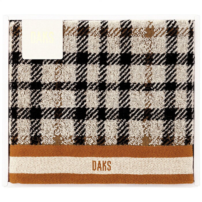 ■商品紹介：1894年の創業当時から｢クオリティファースト｣を基本理念にものづくりをを続け、信頼の証として英国王室御用達ブランドであり続けているDAKS。 ■商品内容：60×110cmバスタオル1枚・綿100％・［ベトナム製］ ■パッケージ...