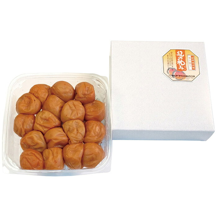 ■商品紹介：梅の銘店「味覚庵」がお届けする紀州産のうす塩蜂蜜梅です。完熟した紀州産の南高梅をれんげ蜂蜜とともにうす塩に仕上げました。梅本来の爽やかな酸味とうす塩梅独特のほのかな甘さは各種お料理にもお茶うけにも最適です。ほど良い酸味とほのかな甘さのバランスがどなたにも喜ばれる珠玉の逸品です。 ■商品内容：紀州産うす塩蜂蜜梅｢紀の和み｣450g(塩分8％) ■商品パッケージサイズ：17×5×17cm メーカー希望小売価格はメーカーカタログに基づいて掲載しています ■さまざまなギフトアイテムをご用意しております。 内祝　内祝い　お祝い返し　ウェディングギフト　ブライダルギフト　引き出物　引出物　結婚引き出物　結婚引出物　結婚内祝い　出産内祝い命名内祝い　入園内祝い　入学内祝い　卒園内祝い　卒業内祝い　就職内祝い　新築内祝い　引越し内祝い　快気内祝い　開店内祝い　二次会披露宴　お祝い　御祝　結婚式　結婚祝い　出産祝い　初節句　七五三　入園祝い　入学祝い　卒園祝い　卒業祝い　成人式　就職祝い　昇進祝い新築祝い　上棟祝い　引っ越し祝い　引越し祝い　開店祝い　退職祝い　快気祝い　全快祝い　初老祝い　還暦祝い　古稀祝い　喜寿祝い　傘寿祝い米寿祝い　卒寿祝い　白寿祝い　長寿祝い　金婚式　銀婚式　ダイヤモンド婚式　結婚記念日　ギフト　ギフトセット　セット　詰め合わせ　贈答品　お返しお礼　御礼　ごあいさつ　ご挨拶　御挨拶　プレゼント　お見舞い　お見舞御礼　お餞別　引越し　引越しご挨拶　記念日　誕生日　父の日　母の日　敬老の日記念品　卒業記念品　定年退職記念品　ゴルフコンペ　コンペ景品　景品　賞品　粗品　お香典返し　香典返し　志　満中陰志　弔事　会葬御礼　法要法要引き出物　法要引出物　法事　法事引き出物　法事引出物　忌明け　四十九日　七七日忌明け志　一周忌　三回忌　回忌法要　偲び草　粗供養　初盆供物　お供え　お中元　御中元　お歳暮　御歳暮　お年賀　御年賀　残暑見舞い　年始挨拶　ボーリング大会　景品　レミパン　ゼリー　スターバックス千疋屋　結婚式　そうめん　ローラアシュレイ　プリン　話題　ディズニー　カタログギフト　ティファール　ビタクラフト　ステンレスタンブラー　リラックマのし無料　メッセージカード無料　ラッピング無料 ギフトにぴったりのアイテムをご紹介！贈り物に悩んでいる方へ、心温まるギフトアイテムを取り揃えました。高品質な食品、ふわふわのタオル、美しい食器、そしてセンスあふれる雑貨まで、幅広いラインナップであなたの大切な人への思いを伝えます。 特徴 高品質：厳選された素材と丁寧な製造工程で作られた商品ばかり。どれも長く愛用いただけます。 多用途：どんなシーンでも使える万能アイテムが揃っています。誕生日、結婚祝い、新築祝いなど、さまざまな場面に最適です。 デザイン：シンプルで洗練されたデザインから、カラフルで個性的なものまで、多彩なバリエーションをご用意。 お手頃価格：高品質ながら手ごろな価格で、コストパフォーマンスも抜群。おすすめの用途とシーン 誕生日プレゼント：大切な人の特別な日を祝うために、実用的かつ心温まるギフトを。食品やタオルは、日常で役立つアイテムとして喜ばれます。 結婚祝い：新しい生活を始めるカップルに、美しい食器やおしゃれな雑貨を。幸せな家庭を築くお手伝いができます。 新築祝い：新しい家に引っ越した友人や家族へ、インテリアにぴったりの雑貨や実用的なタオルを。快適な生活をサポートします。 お返しギフト：感謝の気持ちを込めて、おしゃれで実用的なアイテムを。食品はもちろん、使い心地の良いタオルや美しい食器も喜ばれます。 季節の贈り物：お中元やお歳暮、季節の挨拶として、季節に合ったギフトを。夏には涼しげな雑貨、冬には温かみのあるタオルや食品が最適です。 贈る相手に合わせたおすすめ グルメな方へ：美味しい食品を贈れば、食卓が一層華やかに。特別な時間を演出します。 家庭的な方へ：ふわふわのタオルや使いやすい食器で、日常生活に彩りを。 オシャレな方へ：センスあふれる雑貨で、インテリアを一層魅力的に。 まとめ あなたの気持ちを込めたギフト選びをお手伝いします。どれも心を込めて選んだアイテムばかりです。大切な人への贈り物として、自信を持っておすすめします。 商品概要 [分類] 以下のような商品をお探しの方にオススメです。スイーツ スィーツ スウィーツ Sweets ケーキ お菓子 洋菓子 デザート おやつ 小腹対策 食品 食べ物 / チョコレートケーキ チョコレート ガトーショコラ チーズケーキ 生菓子 生ケーキ ベイクドチーズケーキ [評価・マスコミ] ランキング1位のおすすめ(お勧め オススメ) インスタ映え SNS 評判 今話題の人気商品 [サービス] 以下のサービスをご利用いだだけます。不可の場合あり。お取り寄せ 全国配送 全国発送 オーダー 注文 デリバリー 取寄せ 宅配 ネット通販 持ち運び可 / 送料無料 送料込み 無料ギフト対応 日持ち長い 長期保存 賞味期限が長い 名入れ 当日発送 お急ぎ便 即日配送 即日発送 翌日配送 翌日発送 前日に買う あす楽 明日楽 即納 翌日 あす着 明日届く 配送日指定可 冷凍保存可 冷凍保管 冷凍便 ギフトラッピング ギフト対応 予約 メッセージ付き 有料メッセージカード 有料お誕生日カード ホワイトデー当日お届け可能 [パッケージ] 　 以下のような包装でお届けします。詰め合わせ セット アソート 化粧箱入り ラッピング不要 個包装 小分け 手提げ袋（有償） 2重梱包 [デザイン] 以下のようなイメージをお求めの方におすすめです。お洒落 可愛い ゴージャス 高級感 プレミアム サプライズ感 美しい インパクト 面白い 珍しい 希少 驚き シンプル 上品 スタイリッシュ エレガント モダン [ご用途] 工夫次第で様々な用途でご利用いただけます。贈り物 プレゼント ギフト プチギフト 贈答品 お祝い 御祝い 退職祝い 内祝い 出産祝い 出産内祝い 入学祝い 卒業祝い ご褒美 手土産 お土産 お使い物 お返し お礼 ご挨拶 ご進物 お配り 配る ばらまき バレンタインデー バレンタインデイ ヴァレンタイン 友チョコ 義理チョコ 本命チョコ 逆チョコ バレンタインチョコ ホワイトデー ホワイトデイ ホワイトデーのお返し 七五三 ひな祭り こどもの日 ハロウィン クリスマス お中元 お年賀 ウインターギフト 御中元 御歳暮 サマーギフト 残暑見舞い お歳暮 母の日 父の日 敬老の日 敬老会記念品 敬老会 結婚祝い 結婚内祝い 結婚記念日 結婚式二次会 二次会のプチギフト 結婚披露宴の引き出物 引き菓子 ウエディングパーティー 成人祝い 長寿祝い 還暦祝い 古希祝い 古稀祝い 喜寿祝い 傘寿祝い 米寿祝い 卒寿祝い 白寿祝い 紀寿祝い 百寿祝い 成人式 セレモニー イベント 内祝い 快気祝い 快気内祝い 出産内祝い 出産祝い 記念日 お返し ご進物 御使い物 お礼 ご挨拶 御礼 ご祝儀 祝儀の品 お使い物 ノベルティー 粗品 景品 長寿 法事 法要 仏事 年忌法事 志 粗供養 供養返し 香典返し 満中陰志 御供え お供え 御供物 弔事 七五三 ひな祭り 入学祝い 卒業祝い 卒園祝い 退職祝い 入社祝い 成人式 成人式のお祝い 朝食 食事代わり ティータイム ブレイクタイム ホームパーティー クリスマスケーキ 誕生日プレゼント 誕生祝い バースデーケーキ 学校 会社 職場 法人 取引先 部活 イベント サークル 介護施設 [おすすめの方] 以下のような様々なお客様にお喜びいただいております。10代 20代 30代 40代 50代 60代 70代 80代 90代 100歳以上 お母さん お父さん ママ パパ 兄弟姉妹 彼氏 彼女 恋人 義理の母 叔父さん 親戚の お嬢さん 大家族 家族 赤ちゃん 祖父 祖母 叔父 叔母 孫 おじいちゃん おばあちゃん じいじ ばあば 夫 旦那 妻 奥様 お嫁さん 奥さん 親 両親 娘 同僚 友達 仲間 友人 親友 上司 部下 先輩 後輩 お世話になった方 恩師 先生 大人数 女友達 法人 女性 男性 大人 子ども 子供用 小学生 中学生 高校生 男の子 女の子 辛党 甘党 甘いものが苦手 高齢者 お年寄り [その他おすすめ] 以下のような商品に興味のある方にもオススメです。大量 大量購入 財布に優しい 大人数 業務用 大量スイーツ お試し コスパ良い /梅の銘店「味覚庵」がお届けする紀州産のうす塩蜂蜜梅です。完熟した紀州産の南高梅をれんげ蜂蜜とともにうす塩に仕上げました。梅本来の爽やかな酸味とうす塩梅独特のほのかな甘さは各種お料理にもお茶うけにも最適です。ほど良い酸味とほのかな甘さのバランスがどなたにも喜ばれる珠玉の逸品です。