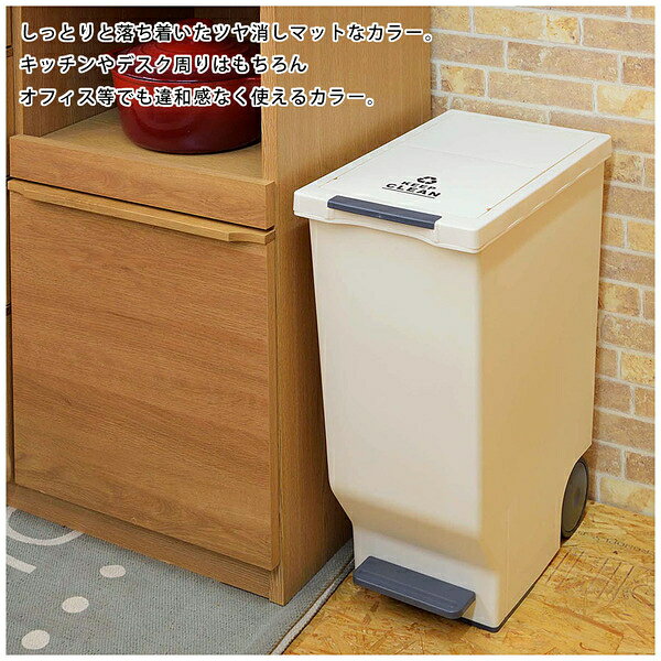 贈り物専門店ココイロギフトの送料無料 スライドペダルペール45L LFS-764BR インテリア 家具｜アングル3