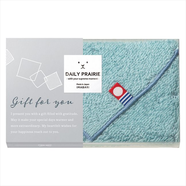 Other - DAILY PRAIRIE リバーシブルタオルハンカチ ブルー COREH-601CB/605CB/604CB 内祝 内祝い お祝 御祝 記念品 出産内祝い プレゼント 快気祝い 粗供養 引出物