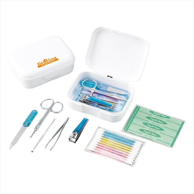 ■商品紹介：7種類のアイテムが入ったコンパクトで実用的な救急セットです。 7種類のアイテムが入ったコンパクトで実用的な救急セットです。 ■商品内容：セット内容/専用ケース・キズテープM（3枚）・グルーミング5点セット（爪切り・エチケットハサ...