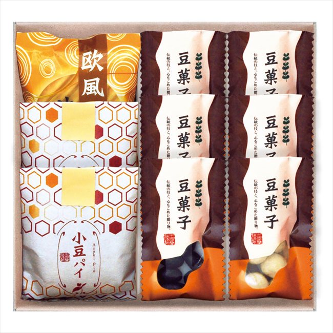 小豆パイ・欧風せんべい和菓子詰合せ DW-20R 内祝 内祝い お祝 御祝 記念品 出産内祝い プレゼント 快気祝い 粗供養 引出物