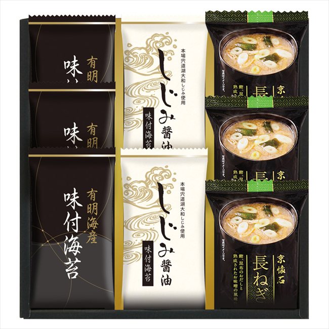 マルコメフリーズドライみそ汁&有明海産味付海苔セット NTS-BS 内祝 内祝い お祝 御祝 記念品 出産内祝い プレゼント 快気祝い 粗供養 引出物