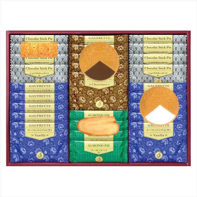 Senjudo ゴーフレット+Pie WS-30F 内祝 内祝い お祝 御祝 記念品 出産内祝い プレゼント 快気祝い 粗供養 引出物