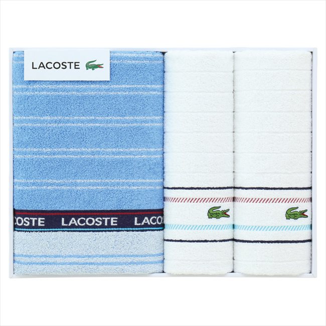 ラコステ Lシュルファス タオルセット LR50177 内祝 内祝い お祝 御祝 記念品 出産内祝い プレゼント 快気祝い 粗供養 引出物