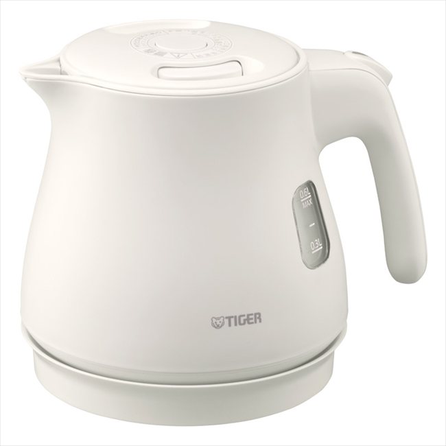 タイガー魔法瓶 蒸気レス電気ケトル0.6L マットホワイト PCV-A060KN/WM 内祝 内祝い お祝 御祝 記念品 出産内祝い プレゼント 快気祝い 粗供養 引出物
