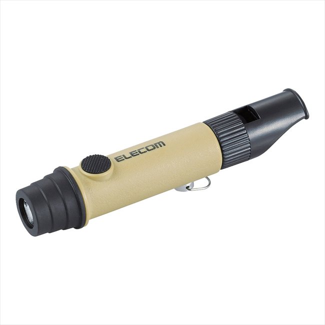 ELECOM 防災 乾電池式懐中電灯 笛タイプ DE-KD03BE 内祝 内祝い お祝 御祝 記念品 出産内祝い プレゼント 快気祝い 粗供養 引出物