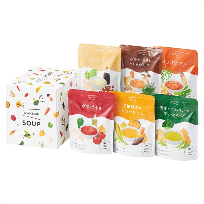 IZAMESHI SOUP セット 652-680 内祝 内祝い お祝 御祝 記念品 出産内祝い プレゼント 快気祝い 粗供養 引出物