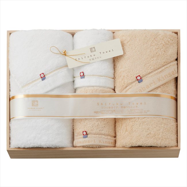 今治謹製 至福タオル バスタオル2P&フェイスタオル2P SH55100 内祝 内祝い お祝 御祝 記念品 出産内祝い プレゼント 快気祝い 粗供養 引出物