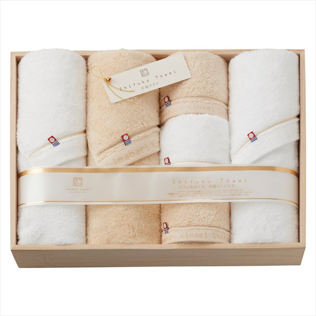 今治謹製 至福タオル バスタオル3P&フェイスタオル3P SH55150 内祝 内祝い お祝 御祝 記念品 出産内祝い プレゼント 快気祝い 粗供養 引出物