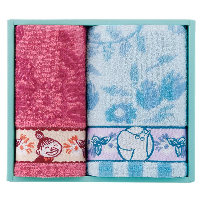 ムーミン ピックオンニ フェイスタオル&タオルハンカチ 47-5829150 内祝 内祝い お祝 御祝 記念品 出産内祝い プレゼント 快気祝い 粗供養 引出物