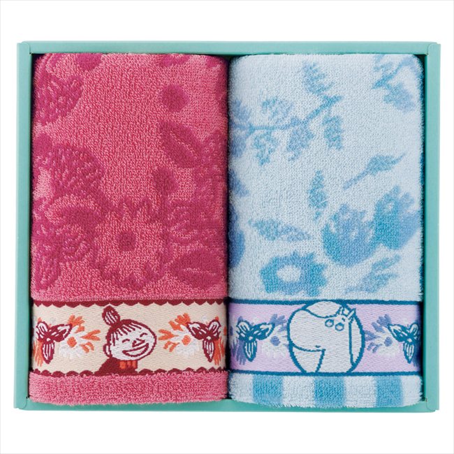 ムーミン ピックオンニ フェイスタオル2P 47-5829200 内祝 内祝い お祝 御祝 記念品 出産内祝い プレゼント 快気祝い 粗供養 引出物