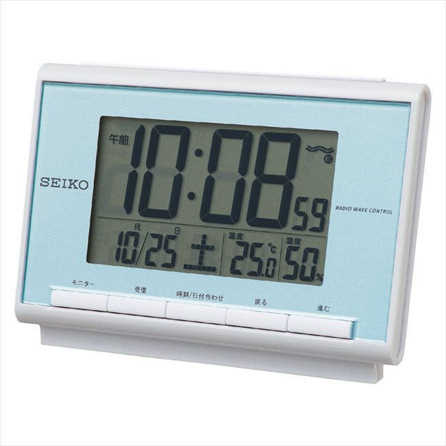 セイコー 電波デジタル目覚まし時計 SQ698L 内祝 内祝い お祝 御祝 記念品 出産内祝い プレゼント 快気..