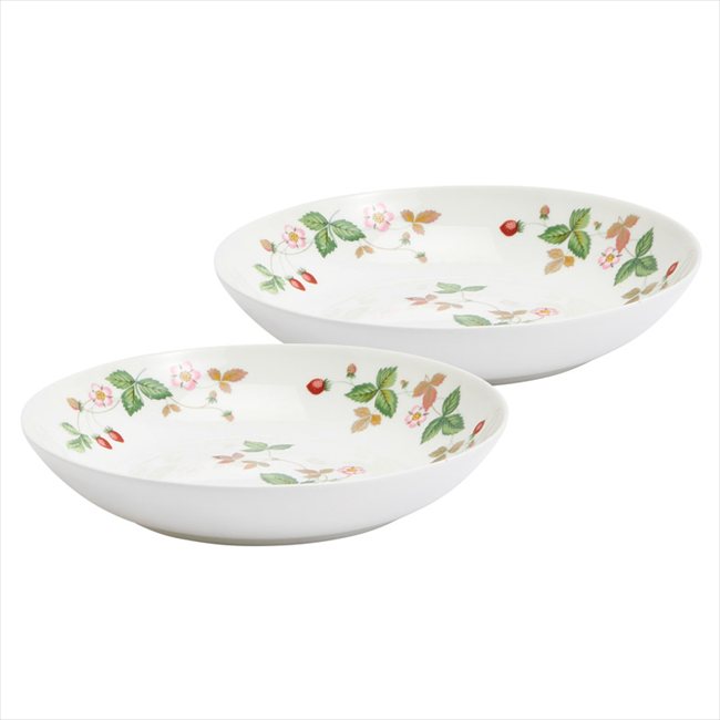 ウェッジウッド ワイルド ストロベリー カジュアル ボウル20cm ペア 1084574 内祝 内祝い お祝 御祝 記念品 出産内祝い プレゼント 快気祝い 粗供養 引出物