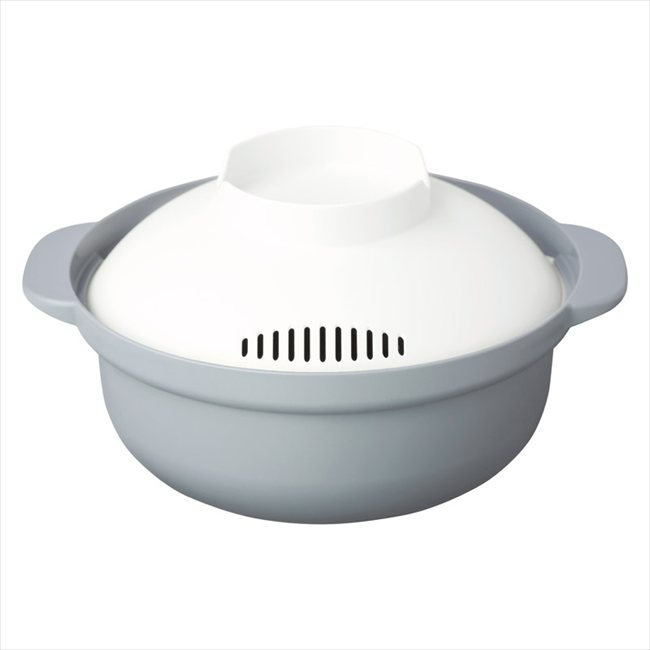 &NE nikii レンジポット Recopo（レコポ） グレー NIM-205-WH/GY/BK 内祝 内祝い お祝 御祝 記念品 出産内祝い プレゼント 快気祝い 粗供養 引出物