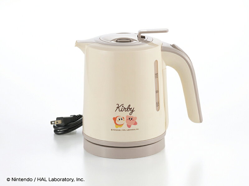 贈り物専門店ココイロギフトの星のカービィ　電気ケトル1．0L 26031-06 ギフト 内祝い 御祝 御礼 記念品 引出物 結婚式 プレゼント 出産内祝い 結婚お祝い｜アングル2