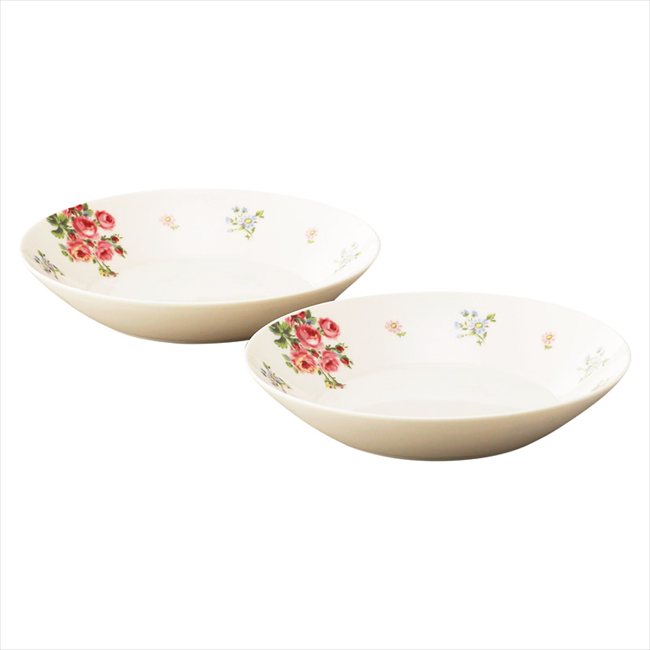 ■商品紹介：上品な色合いが特徴のパスタプレートセットです。普段使いからおもてなしまで幅広くお使いいただけます。 ■商品内容：径22×4cm・磁器 ■パッケージサイズ：22.5×23×5.5cm ■重量：約950g ■生産地・原産地：日本製 ...